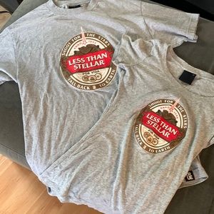 Stella Beer looking design Matching Tees for Her and Him